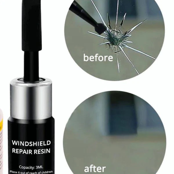 Windshield Crack Repair   طقم إصلاح شقوق الزجاج الأمامي للسيارة