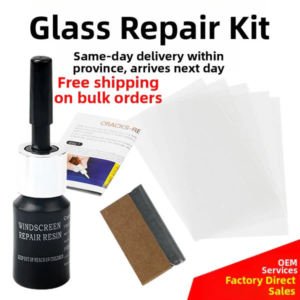 Windshield Crack Repair   طقم إصلاح شقوق الزجاج الأمامي للسيارة