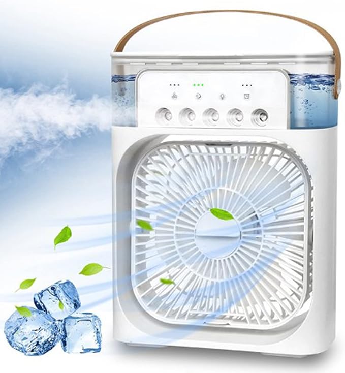 DLC - Cooling Fan With Ice  DLC - مروحة تبريد محمولة مع تبريد بالثلج