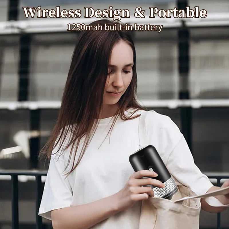Denx - Portable Electric Coffee Grinder    دينكس – مطحنة قهوة كهربائية محمولة