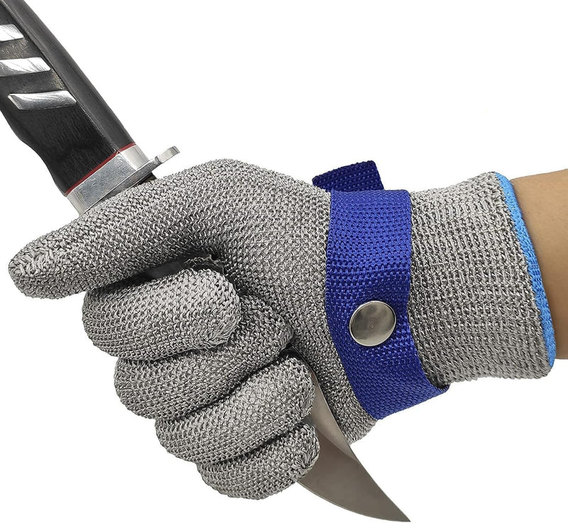 Stainless Steel Mesh Cut-Resistant Glove  قفاز شبكي من الفولاذ المقاوم للصدأ مقاوم للقطع