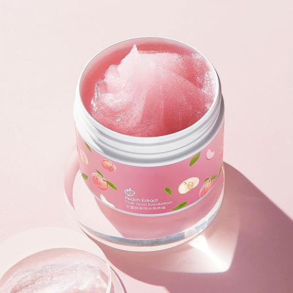 Peach Extract Fruit Acid Exfoliating Face Gel Cream   كريم جل لتقشير الوجه بخلاصة الخوخ وأحماض الفواكه