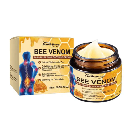 South Moon - Bee Venom Pain Relief Soothing Cream   ساوث مون - كريم سمّ النحل المهدئ لتخفيف الألم