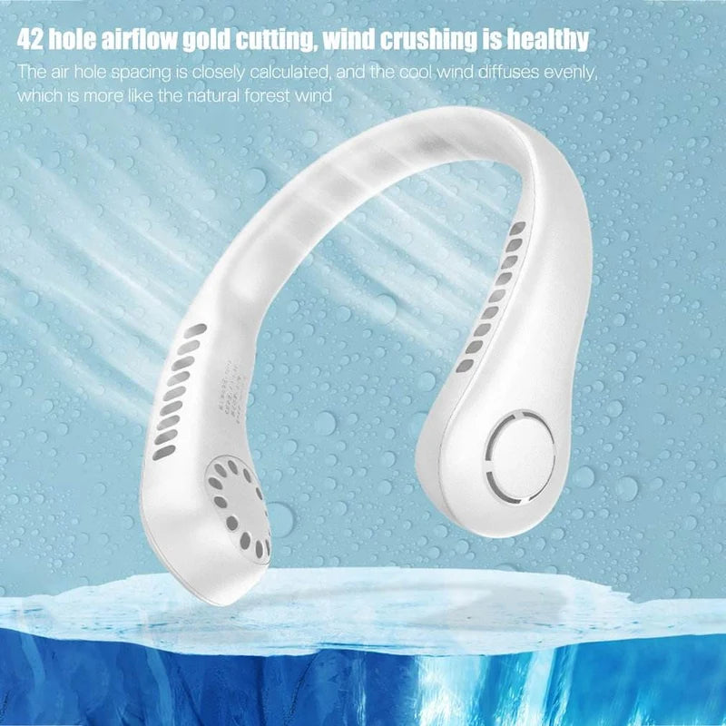 Vaneless Neck Hanging Fan  مروحة رقبة محمولة بدون شفرات